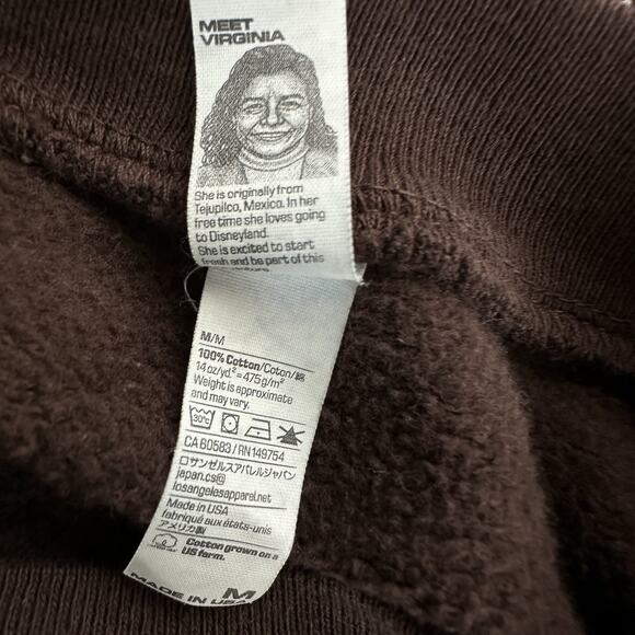 ghetto rodeo virgensita chocolate Brown Cropped Pullover Size M - Picture 6 of 7